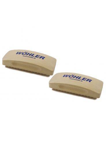 Pakket a 2 Wöhler houten handborstels