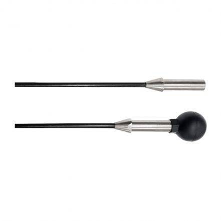 Glasvezelstang 3 m, zwart, ø 9 mm