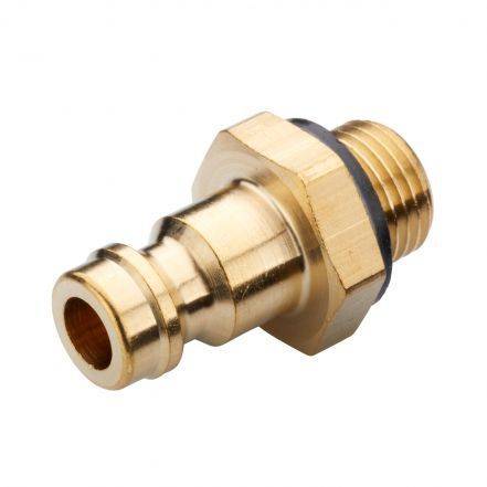 Hoge druk aansluitnippel 1/8"-Bu Ms