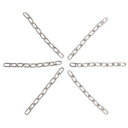 Slagkettingen ø 3 mm / 15 cm, edelstaal 