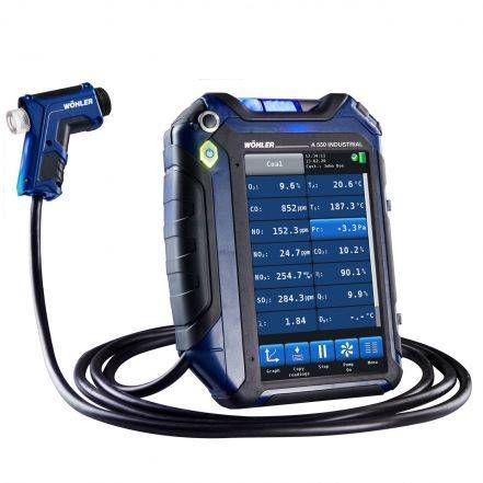 Wöhler A 550 INDUSTRIAL rookgasmeter EN