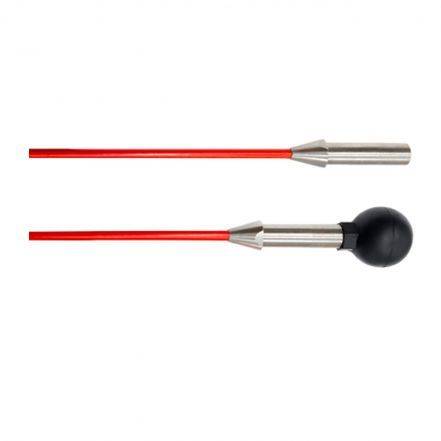 Glasvezelstang 3 m, rood, ø 7 mm
