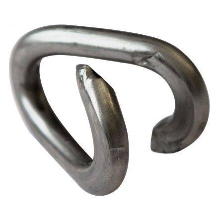 Noodschakel 4 cm, edelstaal