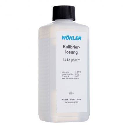 Flacon 250 ml ijkoplossing 1413 µS/cm
